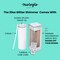 MakerFlo 20oz Skinny Glitter Sublimation Tumbler – Shimmer Glossy Finish, Double-Wall Vacuum Insulated, Splash-Proof Lid, Straw & Gift Box – Customizable with Sublimation or UV DTF